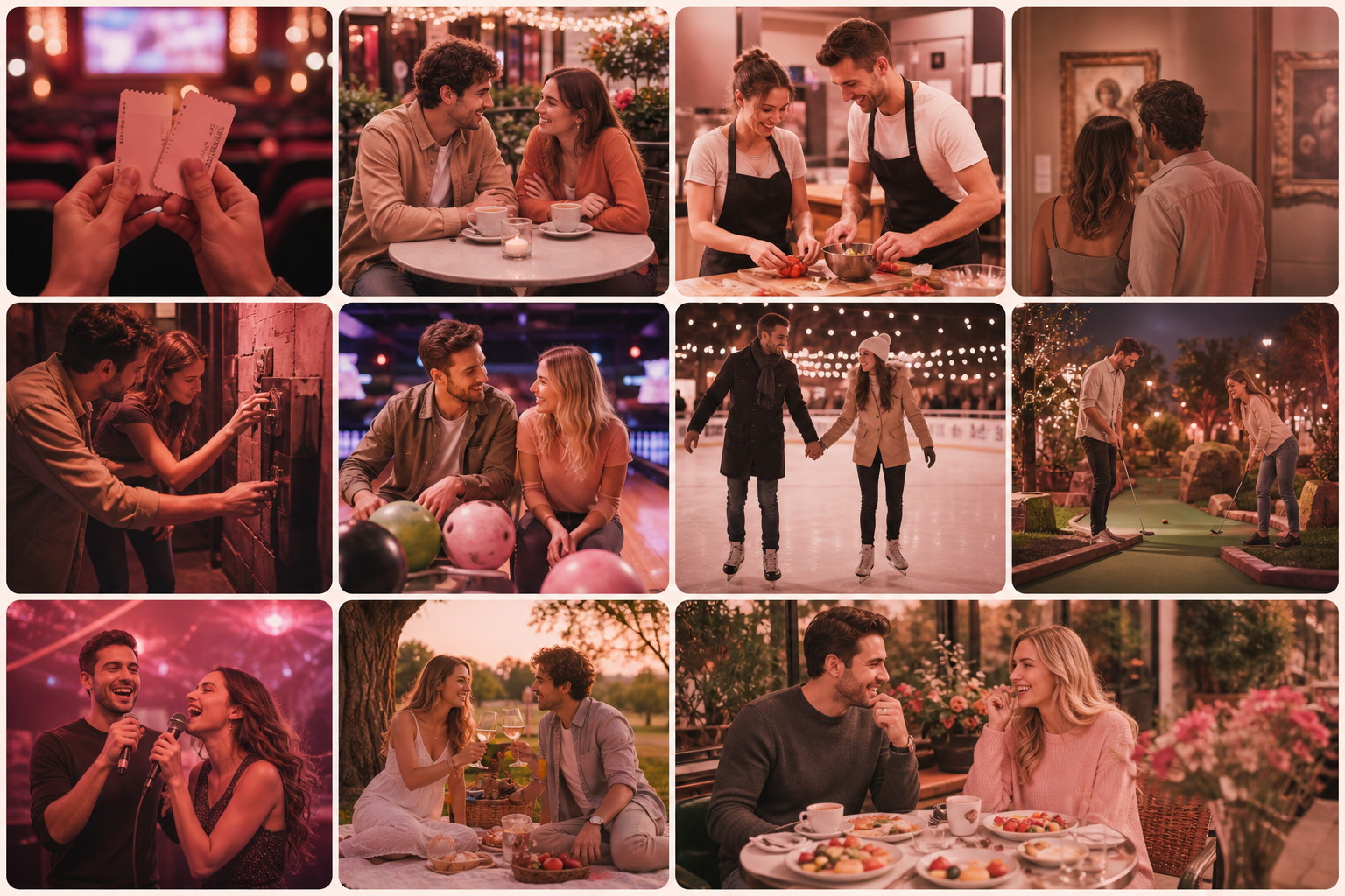 Idées d'activités pour un date